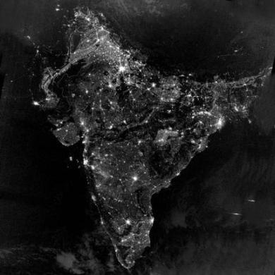 Satellite image of India from Nasa